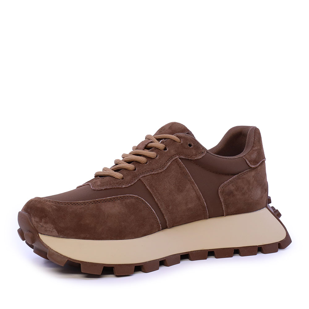 Sneakers femei Benvenuti maro din piele și textil 1992DP5120VM