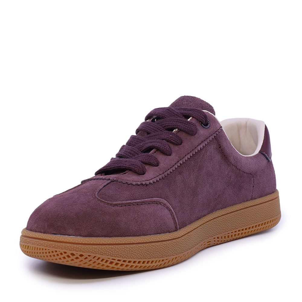 Sneakers femei Benvenuti mov din piele întoarsă 1992DP6655VMO