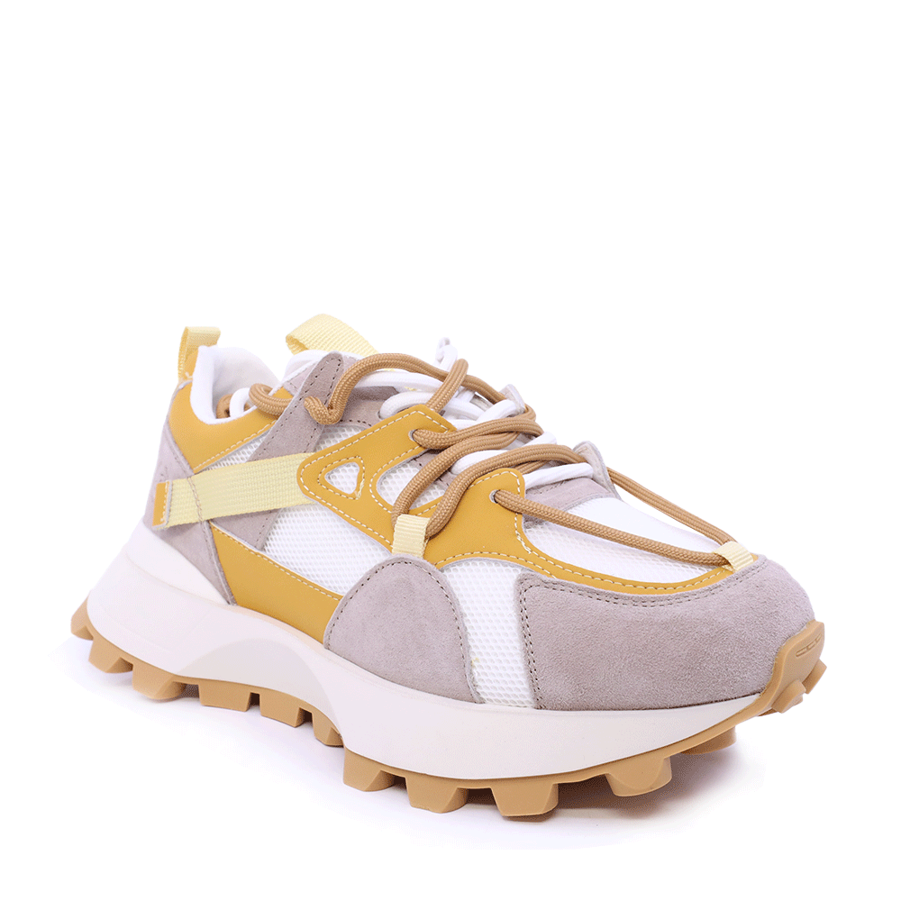 Sneakers femei Benvenuti multi bej  din piele întoarsă 1991DP0490VBE