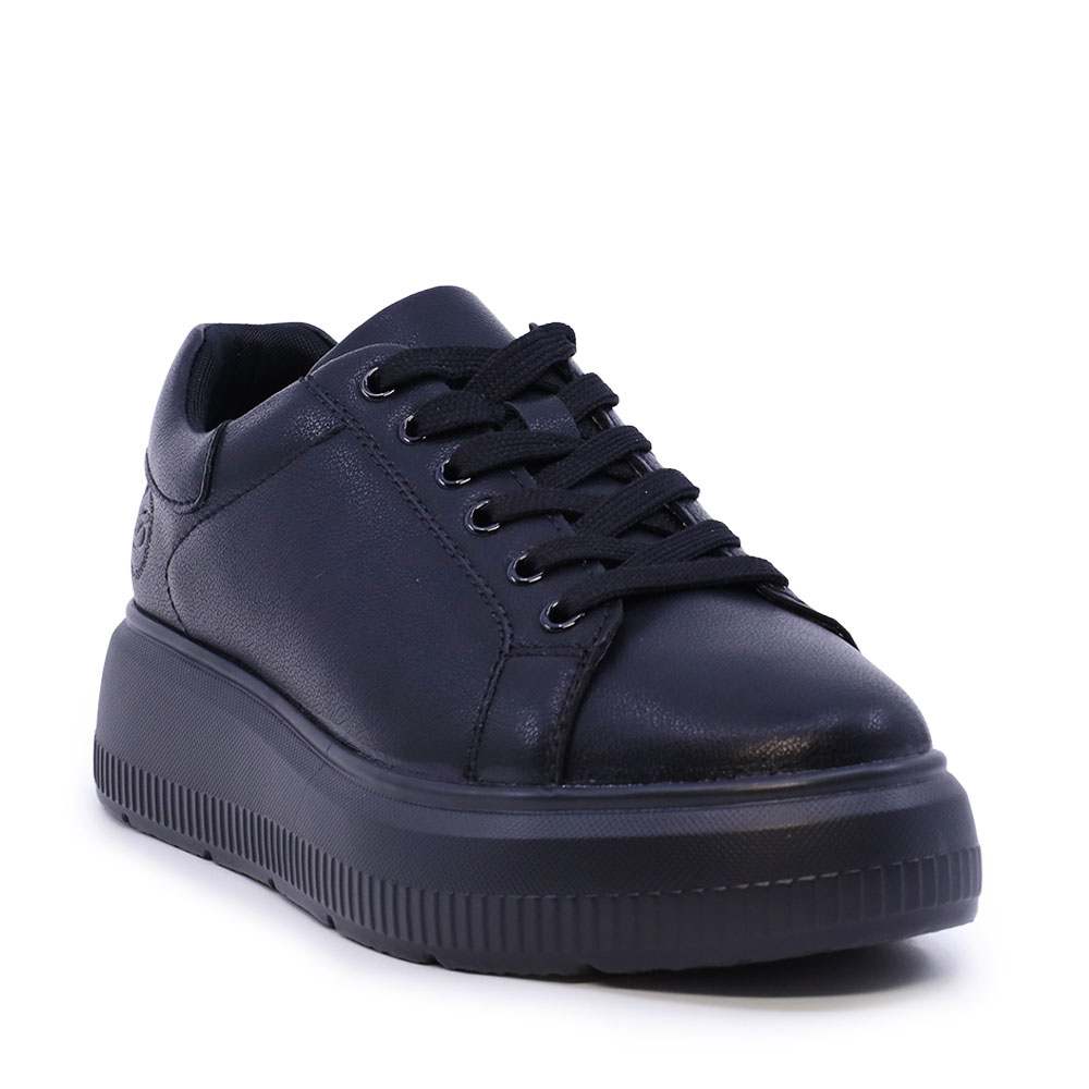 Sneakers femei Benvenuti negri din piele 1992DP6643N — imaginea 2