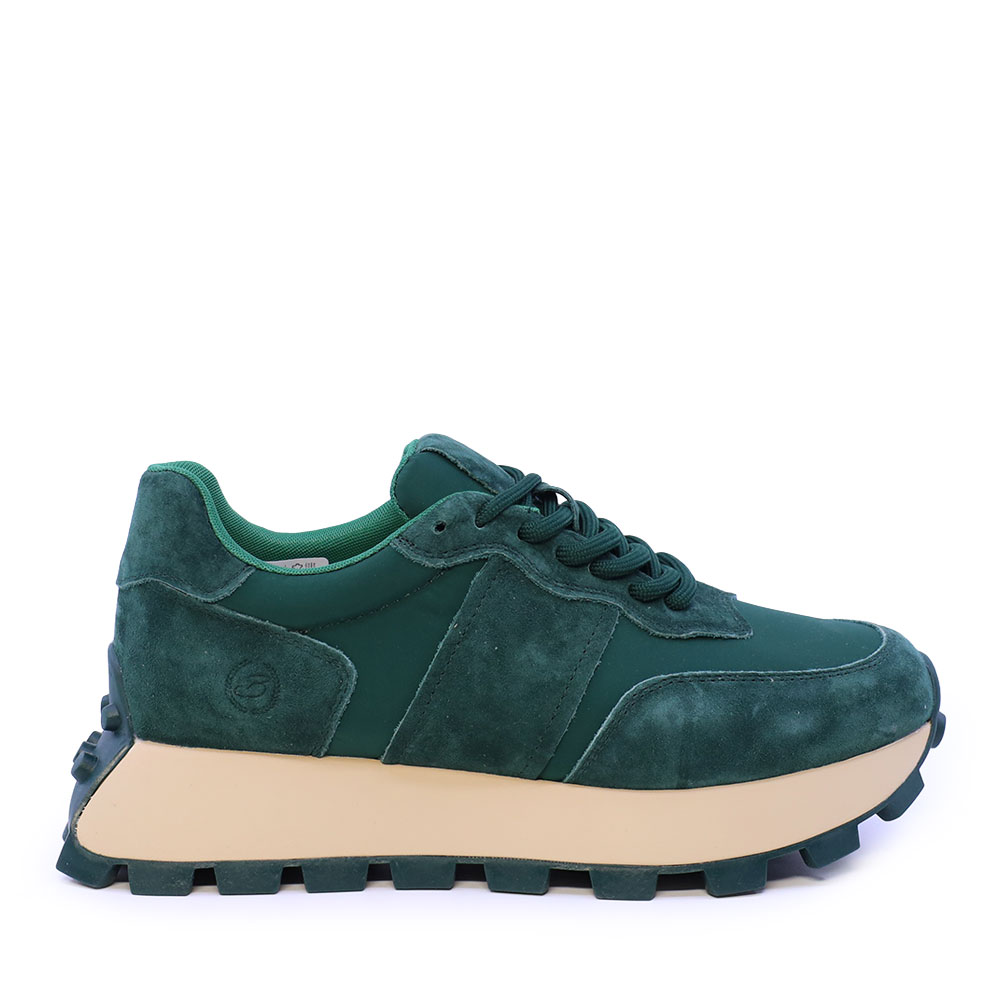 Benvenuti Sneakers femei Benvenuti verzi din piele și textil 1992DP5120VV
