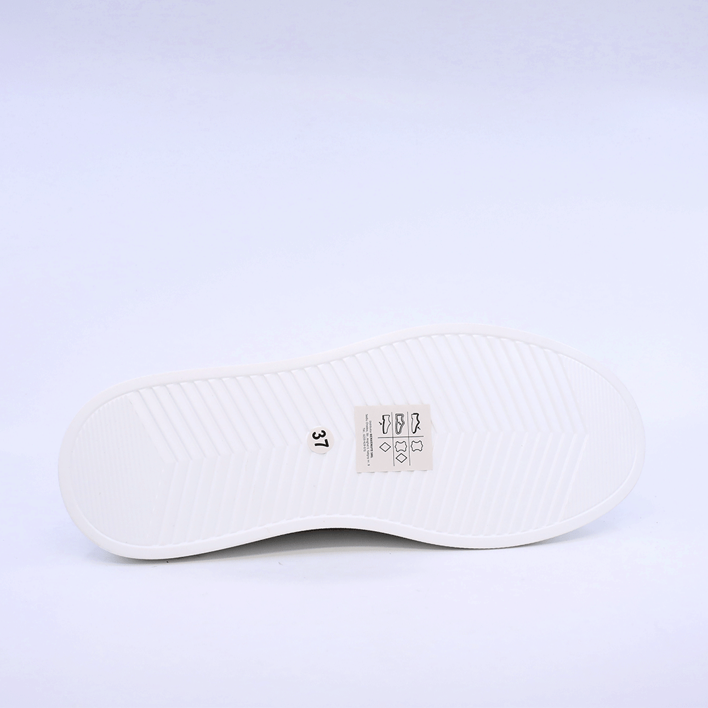Sneakers ușori femei Benvenuti albi din piele 1539DP0502A