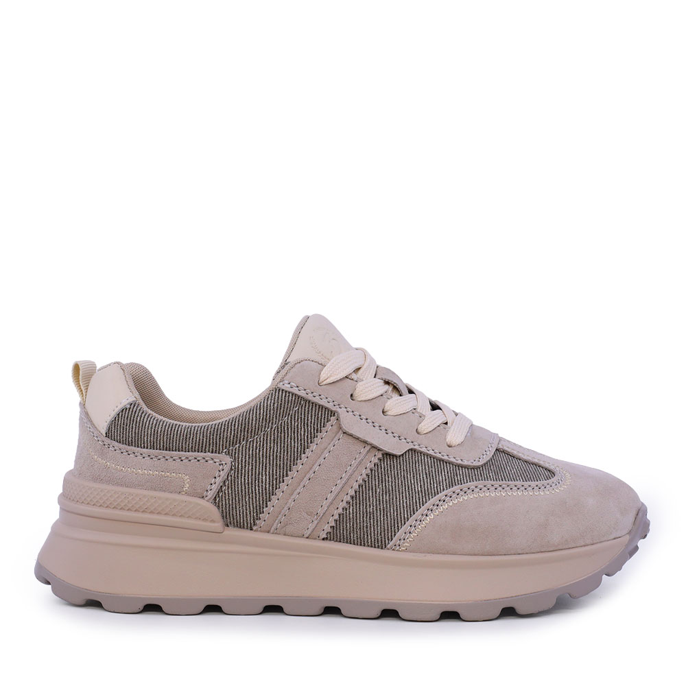 Adidasi usori femei Benvenuti bej din piele si textil 1992DP6527VBE