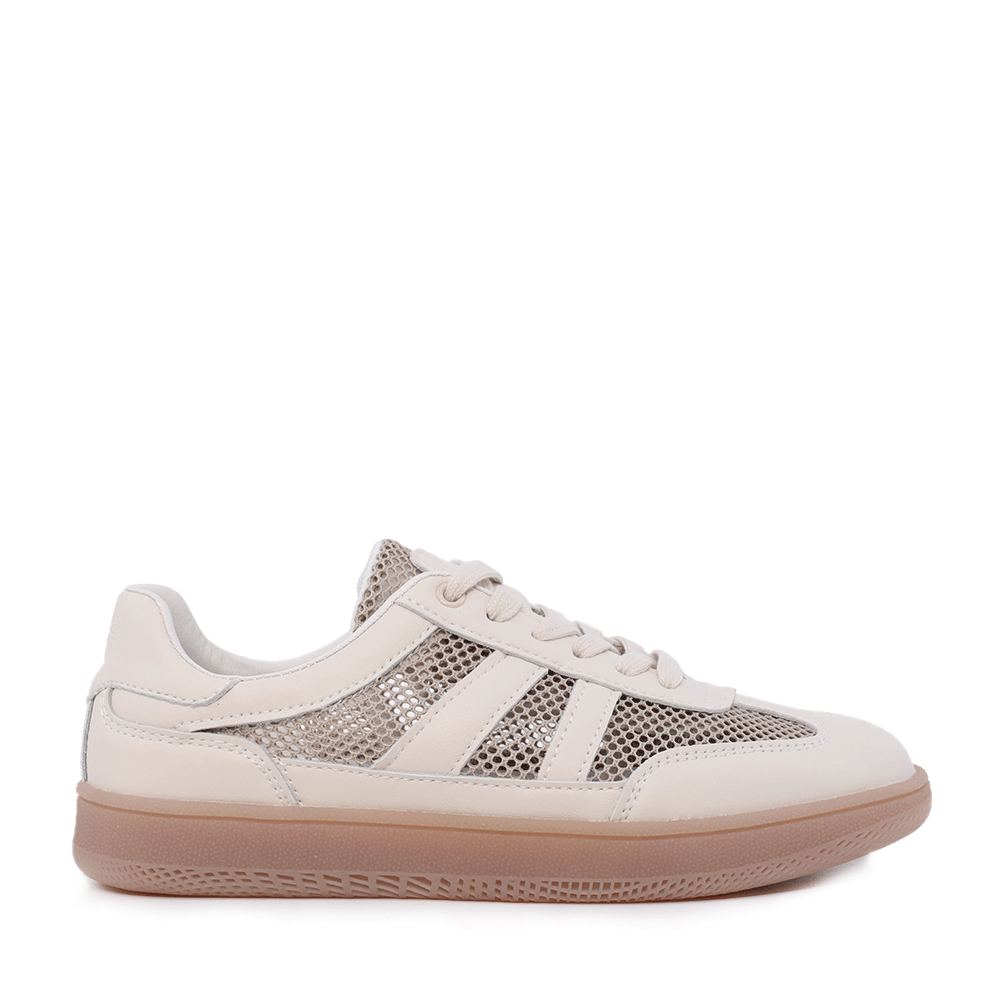 Sneakers ușori femei Benvenuti bej din piele și textil  1991DPF0390BE