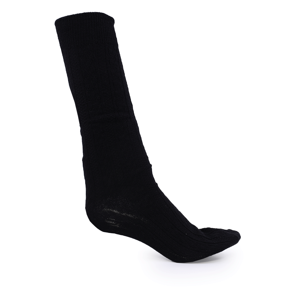 Șosete clasice pentru femei Benvenuti negre 345dsos013n