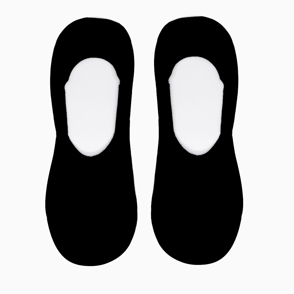 Șosete scurte tălpici pentru femei negre 323dsosulx20n