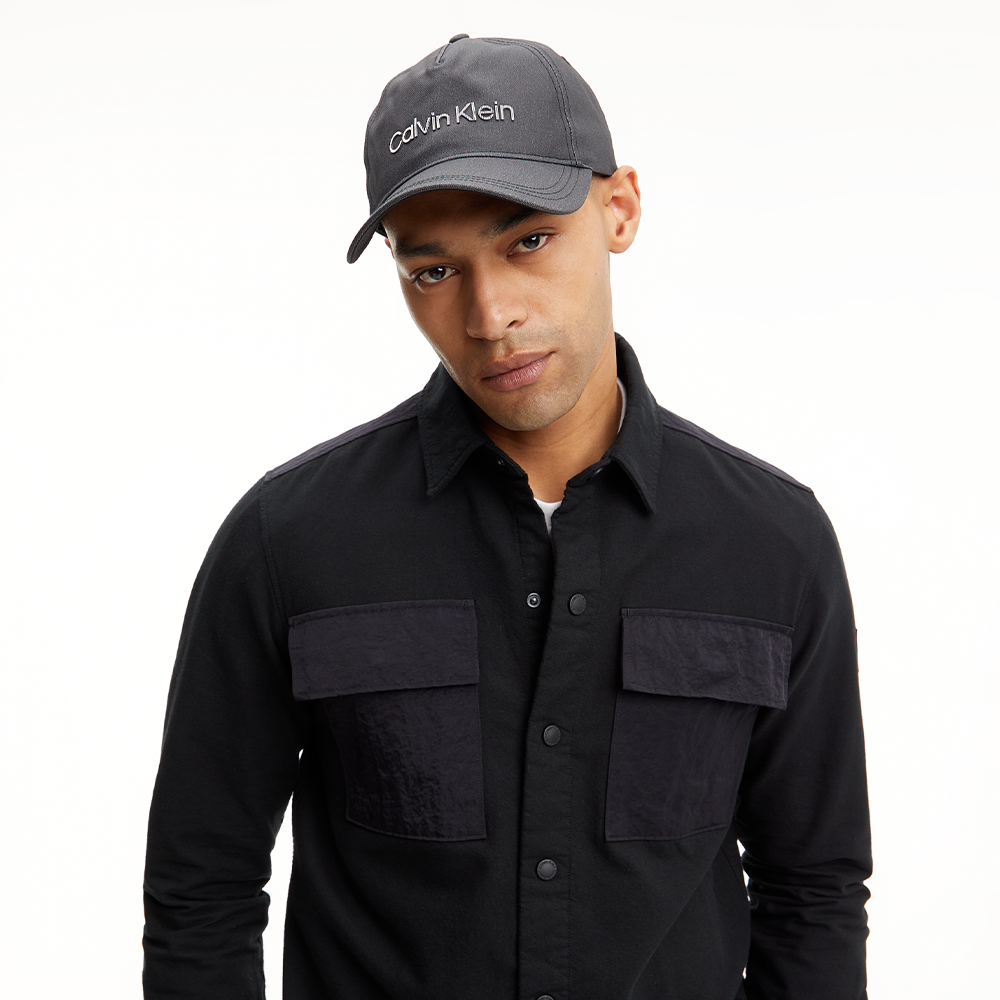Calvin Klein cap in gray cotton mix 3105BSAP9935GR