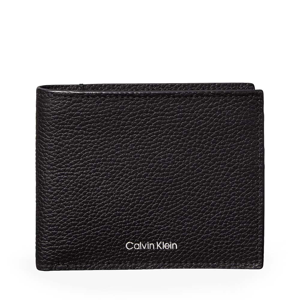 Portmoneu bărbați Calvin Klein negru din piele cu RFID 3101BPU1062N