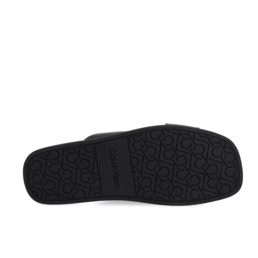 CK Calvin Klein black leather men's clogs 2379BST1737N