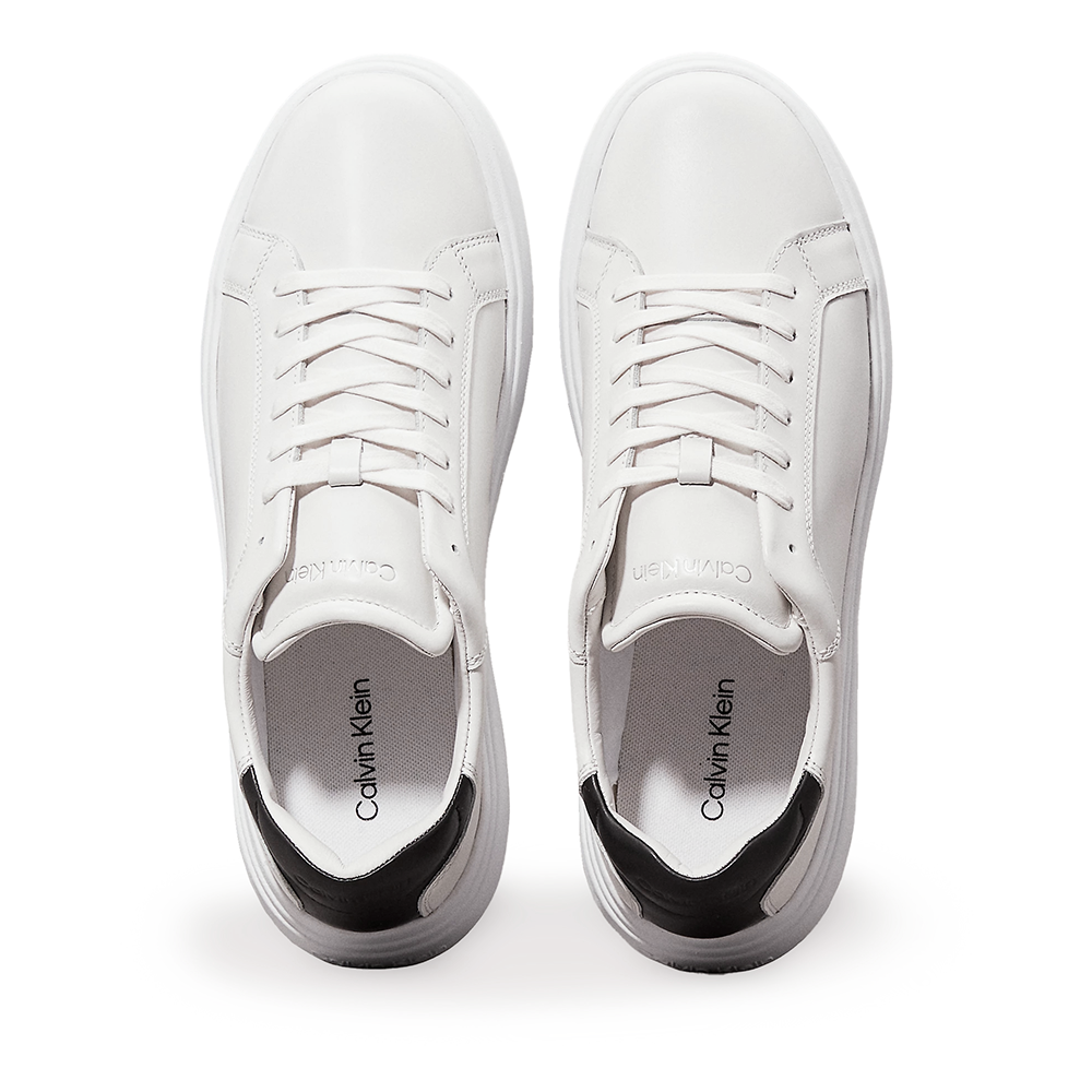 Sneakers bărbați CK Calvin Klein albi din piele 2379BP1016A