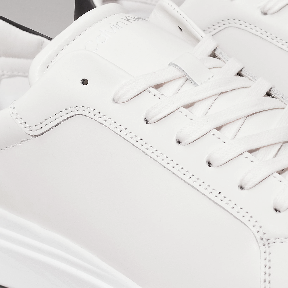 Sneakers bărbați CK Calvin Klein albi din piele 2379BP1016A