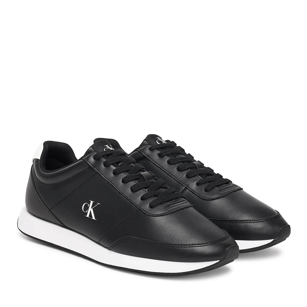 Sneakers bărbați Ck Calvin Klein negri din piele naturală 2370BP01355N - 1 | YEO