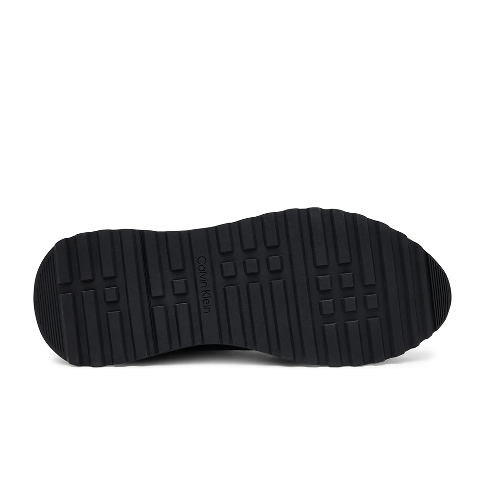 Sneakers bărbați CK Calvin Klein negri din piele și textil  2371BP1714N