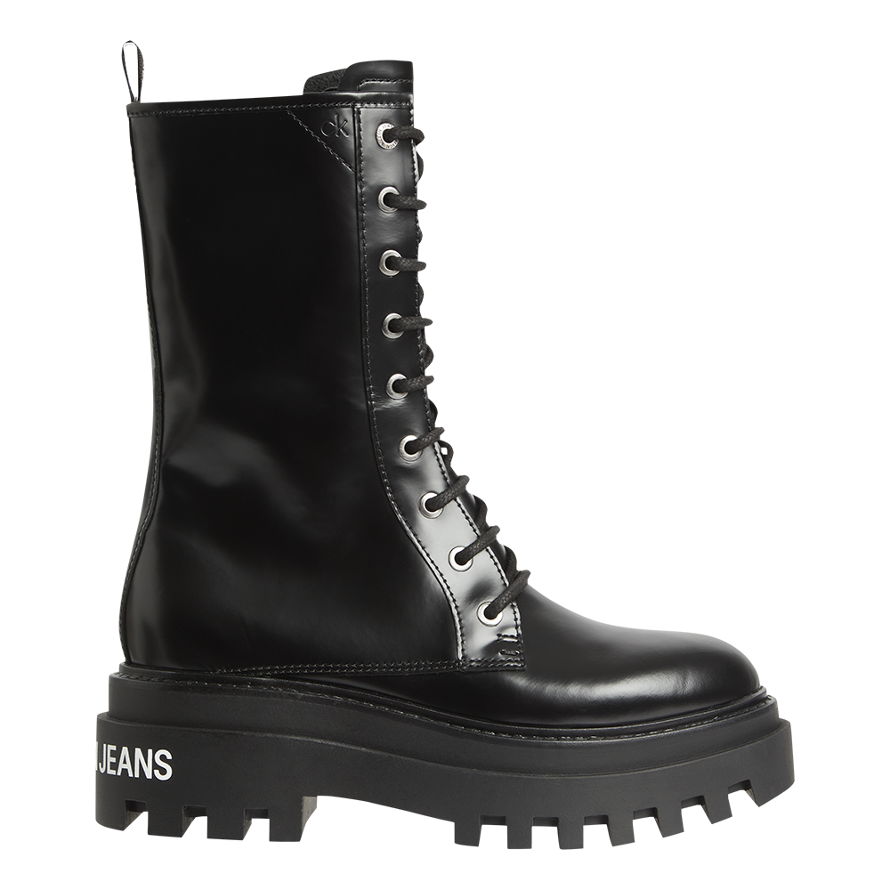 Calvin Klein Calvin Klein women biker boots in black leather