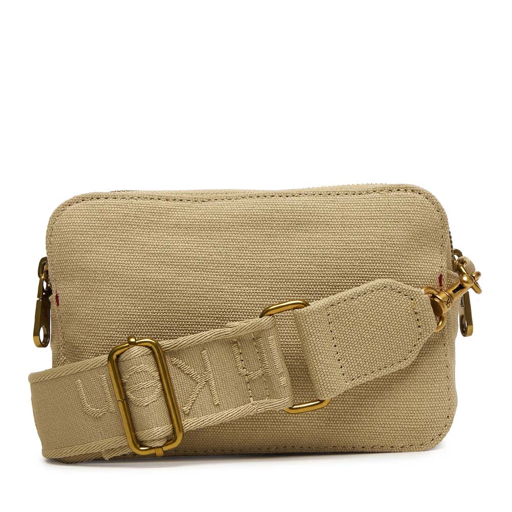 Poșetă crossbody femei Calvin Klein bej cu logo 3101POSS3385BE