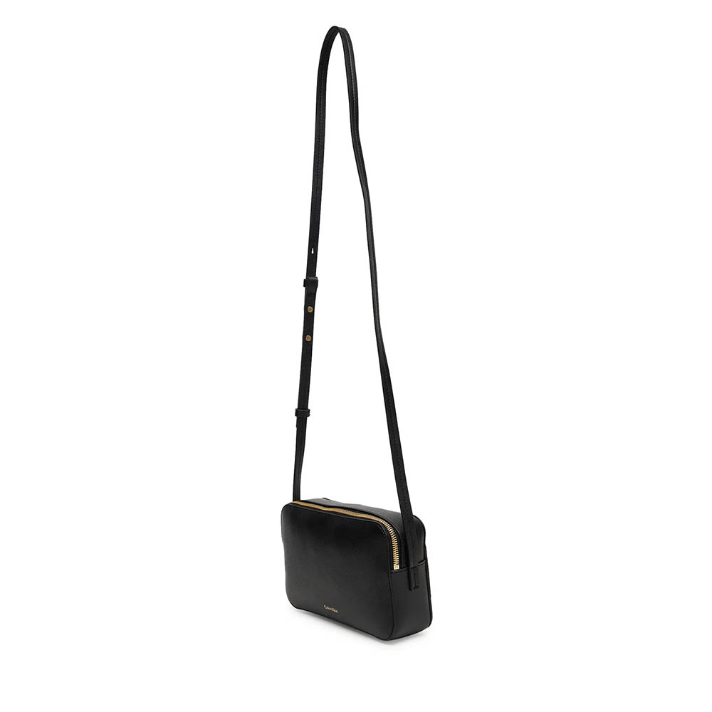 Poșetă crossbody femei Calvin Klein neagră cu logo 3101POSS3276N - imagine 2