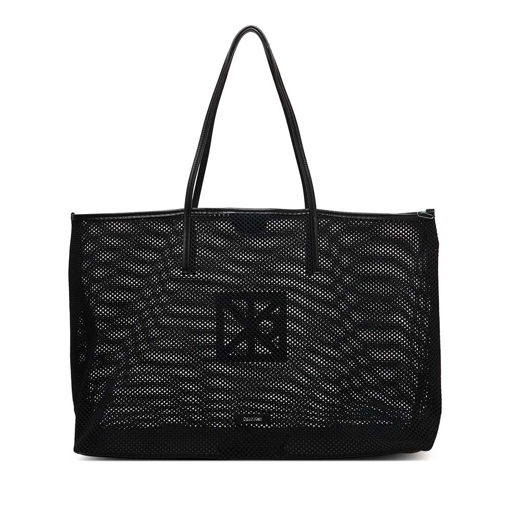 Poșetă shopper femei Calvin Klein neagră cu logo 3101POSS3422N