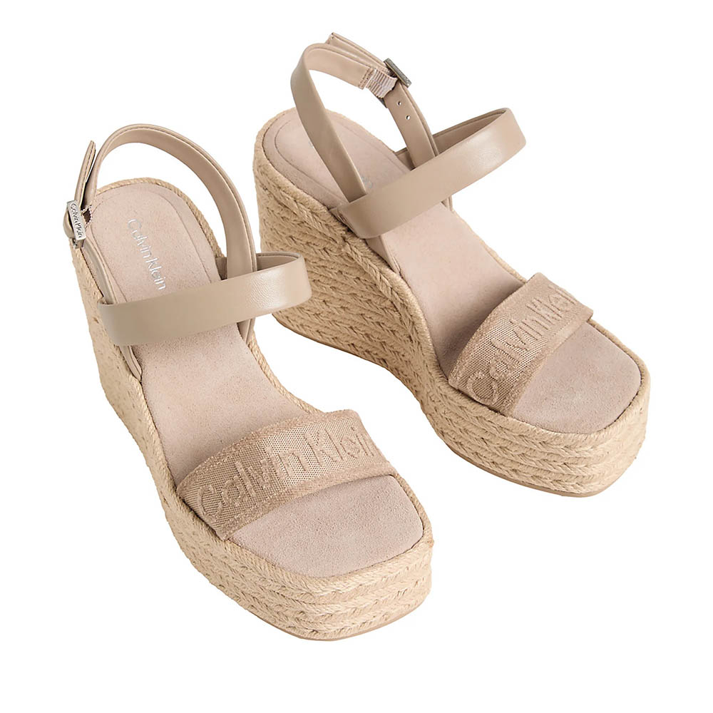 Sandale cu platformă femei Calvin Klein taupe 2371DS2901TA - imagine 2