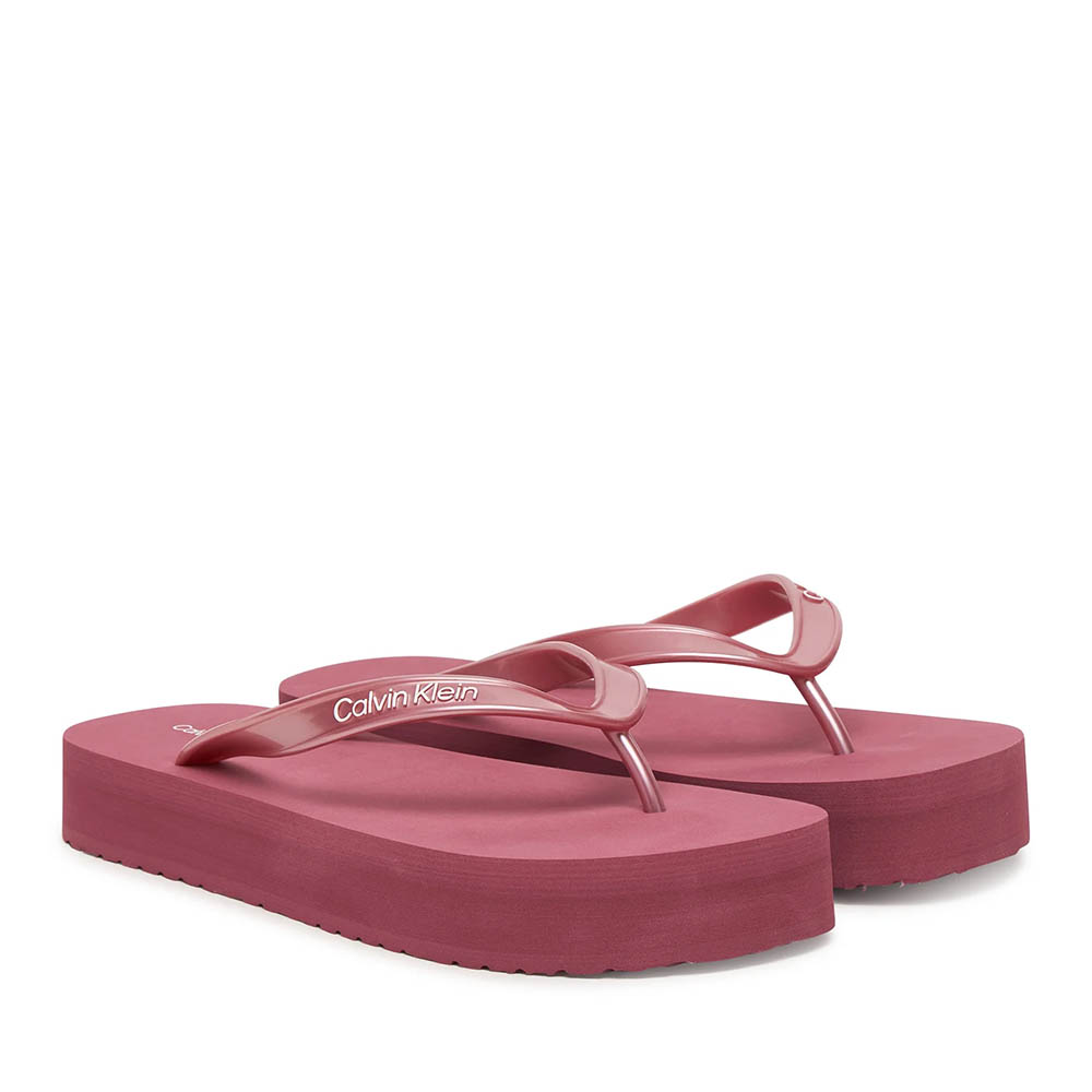 Papuci de plajă femei Calvin Klein roz 2371DSL3120RO - imagine 2