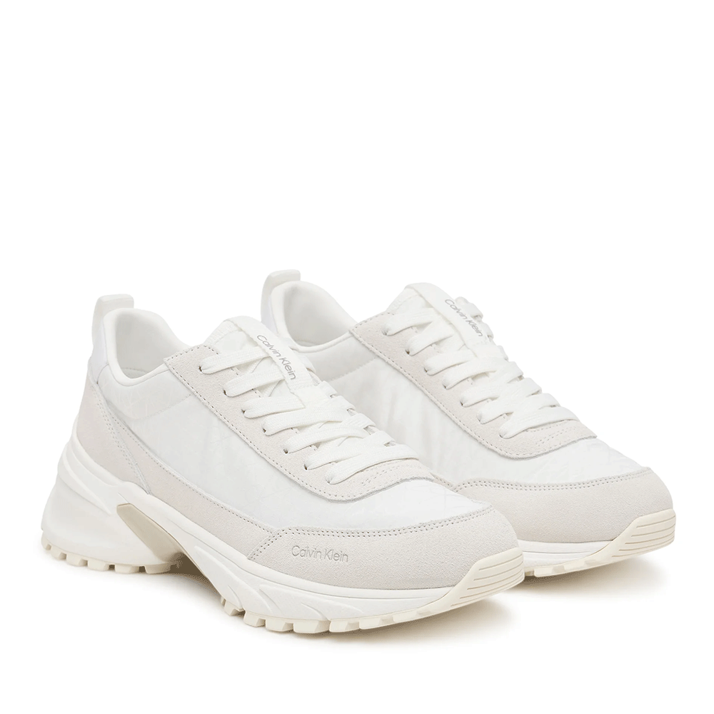 Sneakers Ck Calvin Klein albi din piele și textil 2370DP01995A - 1 | YEO
