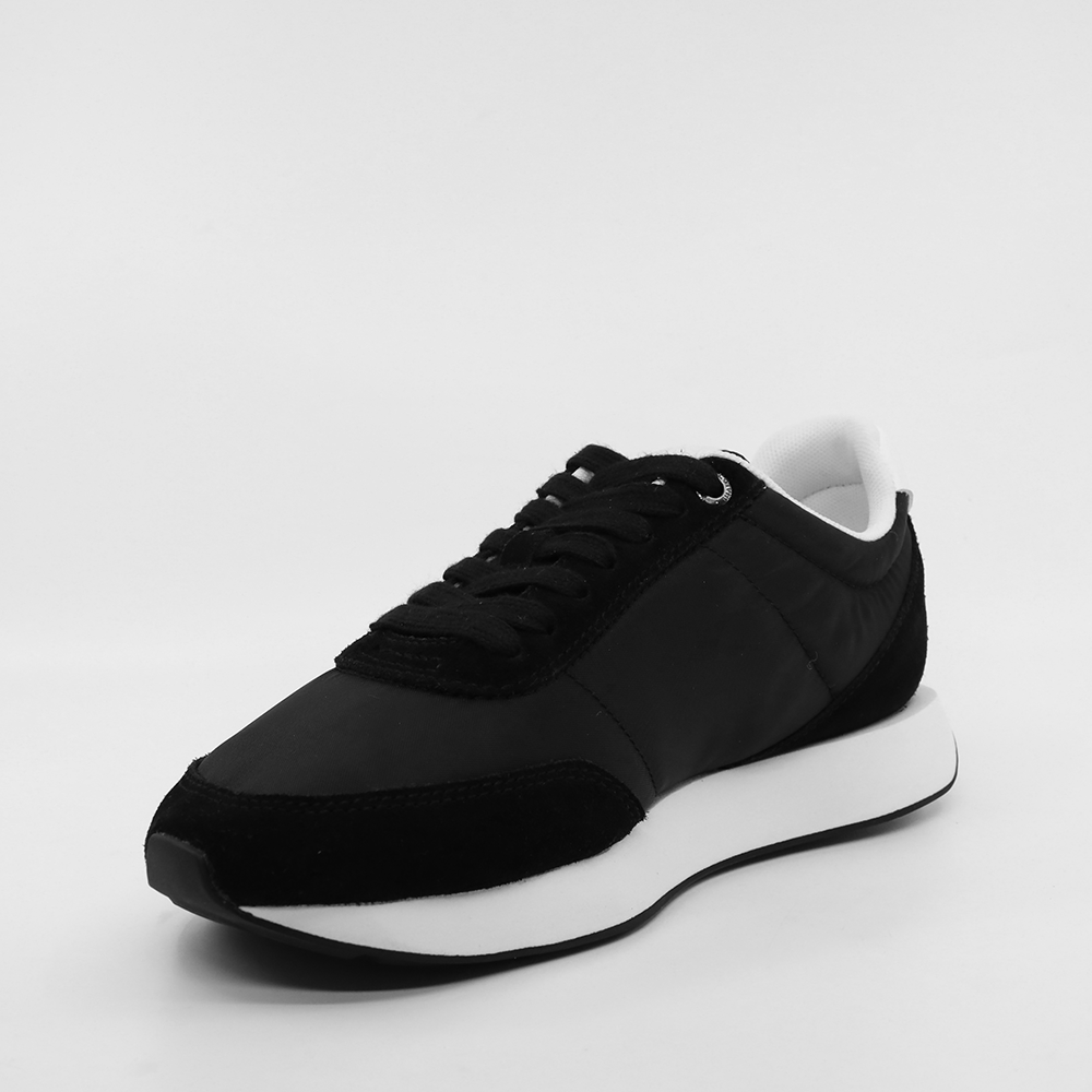 Sneakers Ck Calvin Klein negri din piele și textil 2370DP01990VN