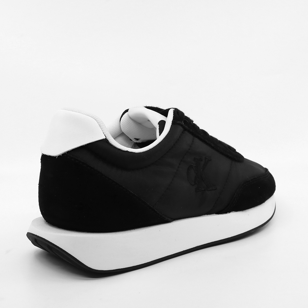 Sneakers Ck Calvin Klein negri din piele și textil 2370DP01990VN