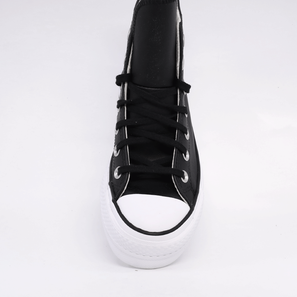 Women's Converse Chuck Taylor All Star Lift Platform high top sneakers black leather 2948DGS561675N