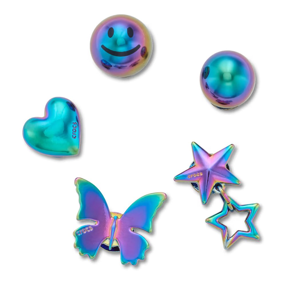 Accesoriu Jibbitz Crocs Iridescent Meta 5 Pack 3901ACC10017494