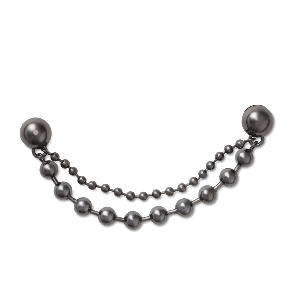 Accessory Jibbitz Double Black Gem Chain Crocs 3909ACC10014742