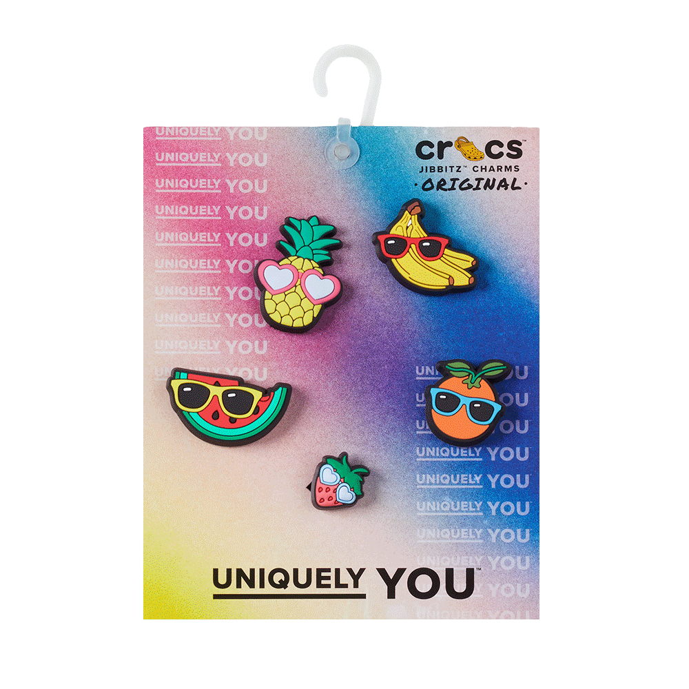 Accessories set Jibbitz™ CUTE FRUIT WITH SUNNIES 5 PACK CROCS 3897ACCSET11409