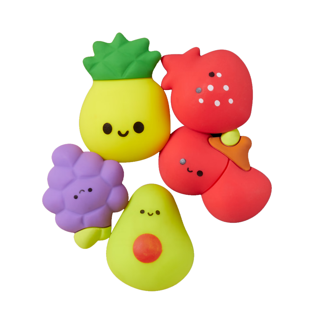 Set accesorii  Jibbitz™  SQUISH FRUITS 5 PACK CROCS 3907ACCSET12181