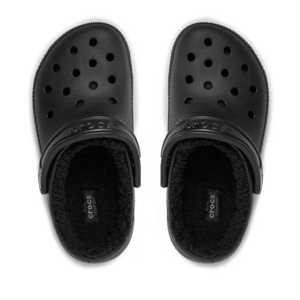 Crocs Men's fur clogs CROCS Classic Lined Clog black