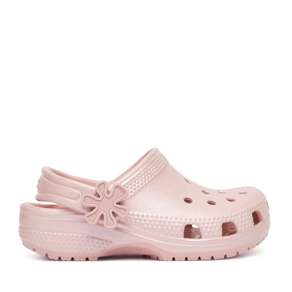 Saboți fete CROCS Classic Pearl Shine Clog quartz 3901FSL212814RO