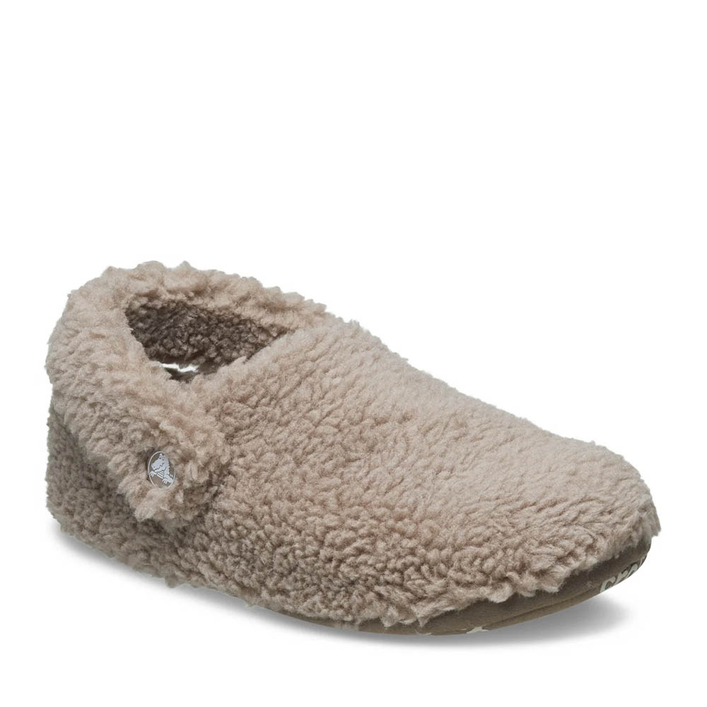 Saboți îmblăniți femei CROCS Classic Cozzzy Slipper taupe 3890DPP209386TA - 1 | YEO