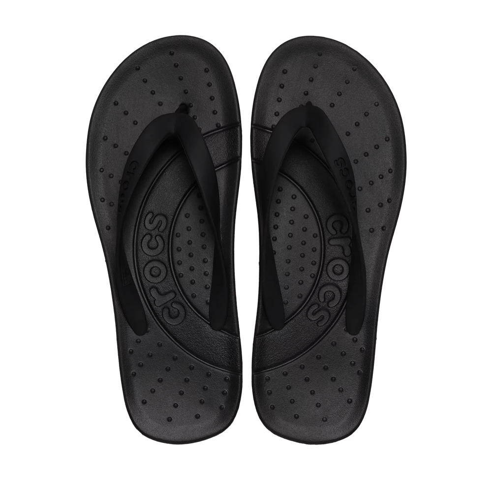 Papuci de plajă femei CROCS  Flip negri 3899DSL210089N
