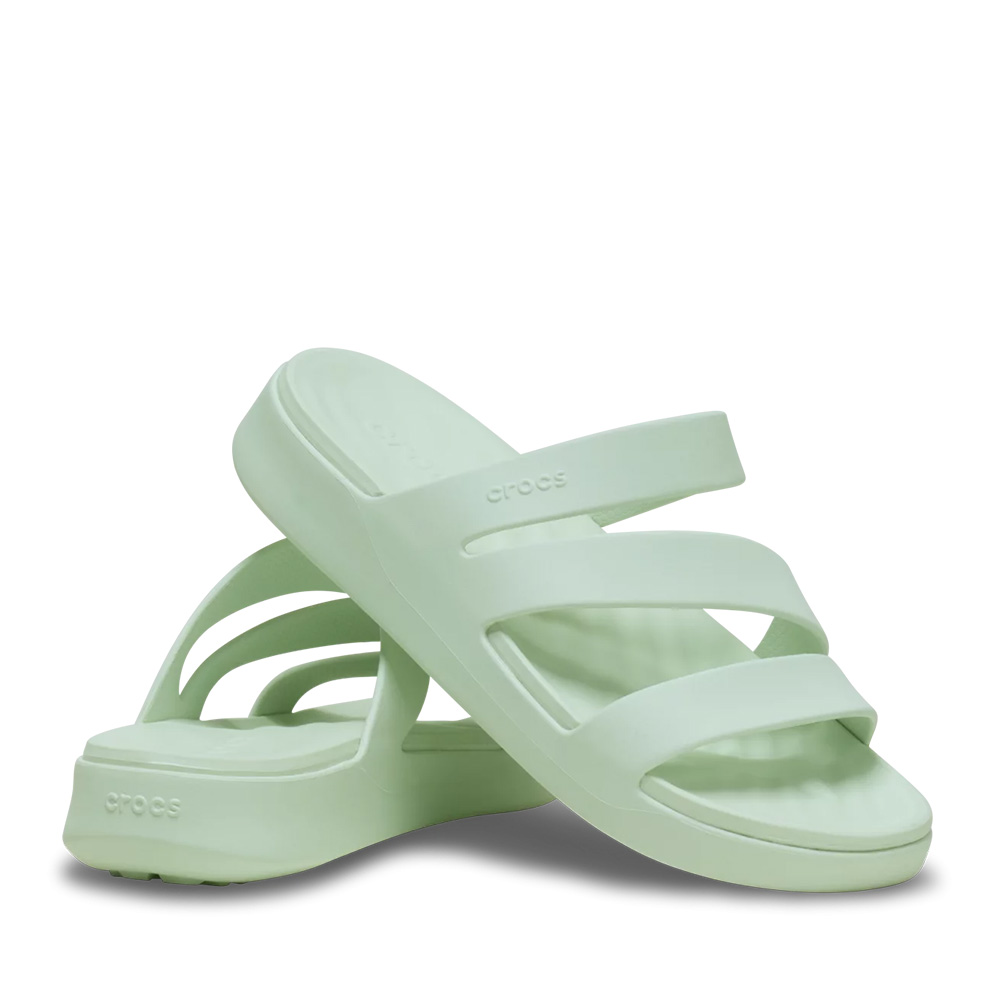 Papuci de plajă femei CROCS Getaway Srappy mint tint 3891DSL209587V