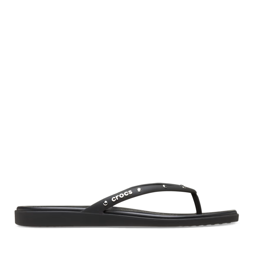 Papuci de plajă femei CROCS Miami Studded Flip black 3891DSL211471N