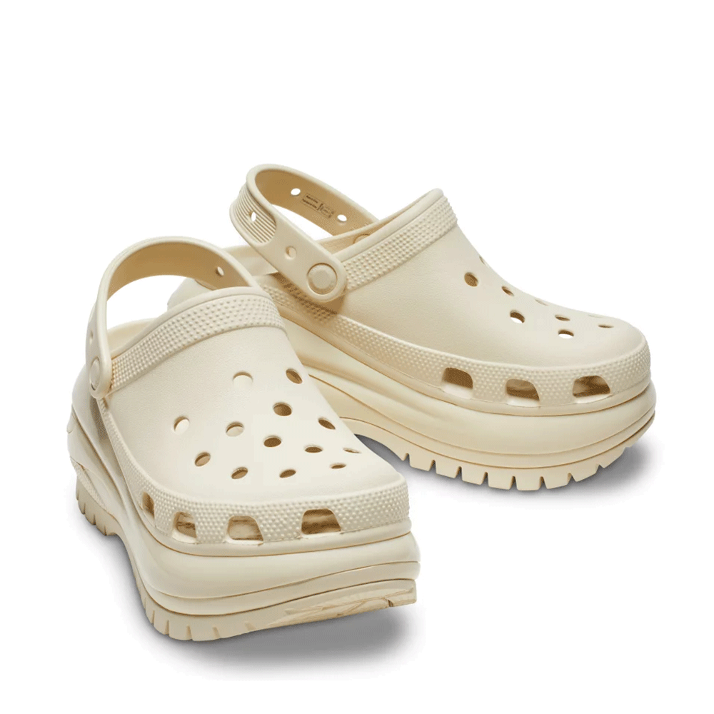 Saboți femei CROCS Mega Crush Clog bej 3909DSL207988BE
