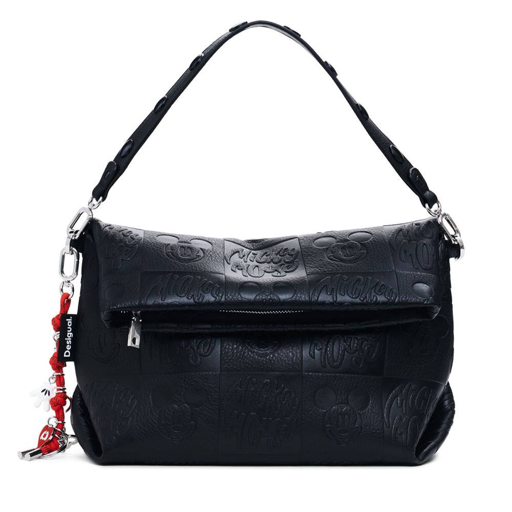 Poșetă crossbody femei DESIGUAL, licență Disney neagră 2180POSS2100N