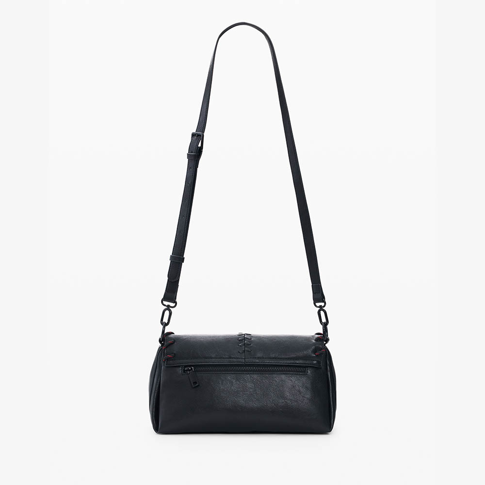 Poșetă crossbody femei DESIGUAL, licență Disney neagră 2181POSSSAXP85N - imagine 2