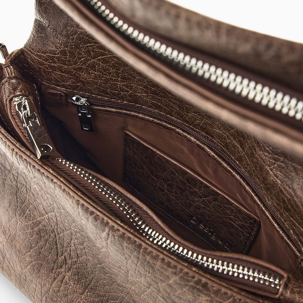 Poșetă crossbody femei DESIGUAL maro 2182POSSWAXPAGM