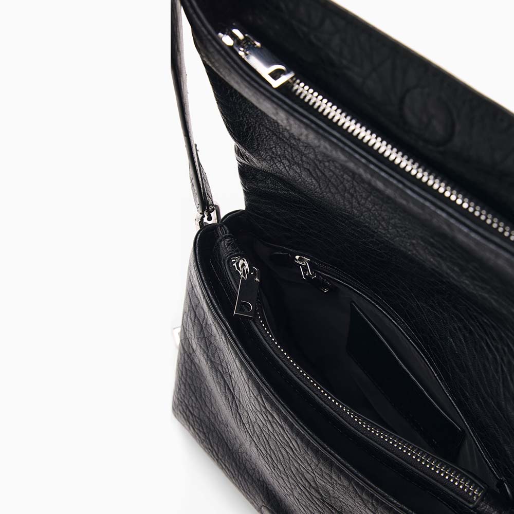 Poșetă crossbody femei DESIGUAL neagră 2182POSSSAXP08N