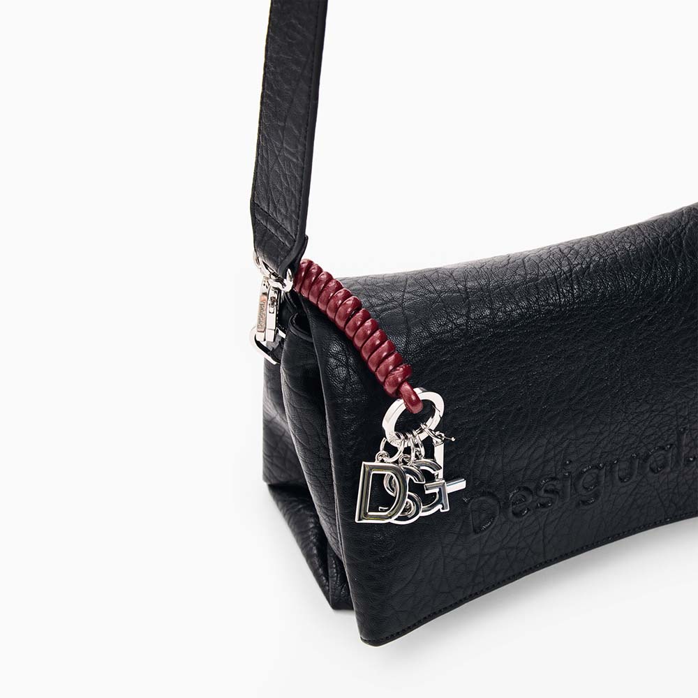 Poșetă crossbody femei DESIGUAL neagră 2182POSSSAXP08N