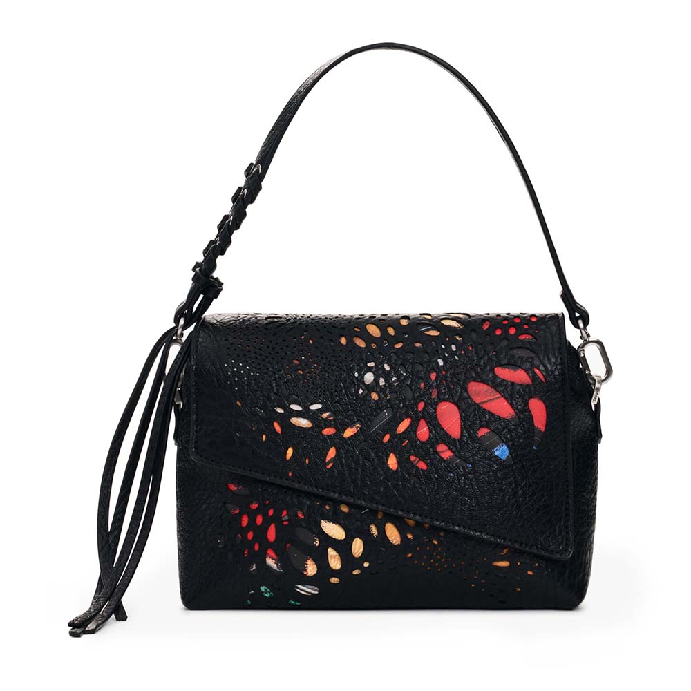 Poseta crossbody femei DESIGUAL neagra 2182POSSSAXP94N