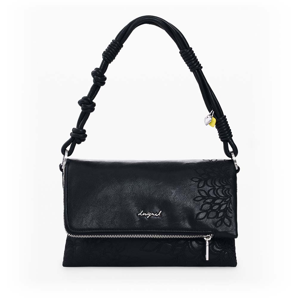 Poșetă crossbody femei DESIGUAL neagră 2181POSSSAXPAXN
