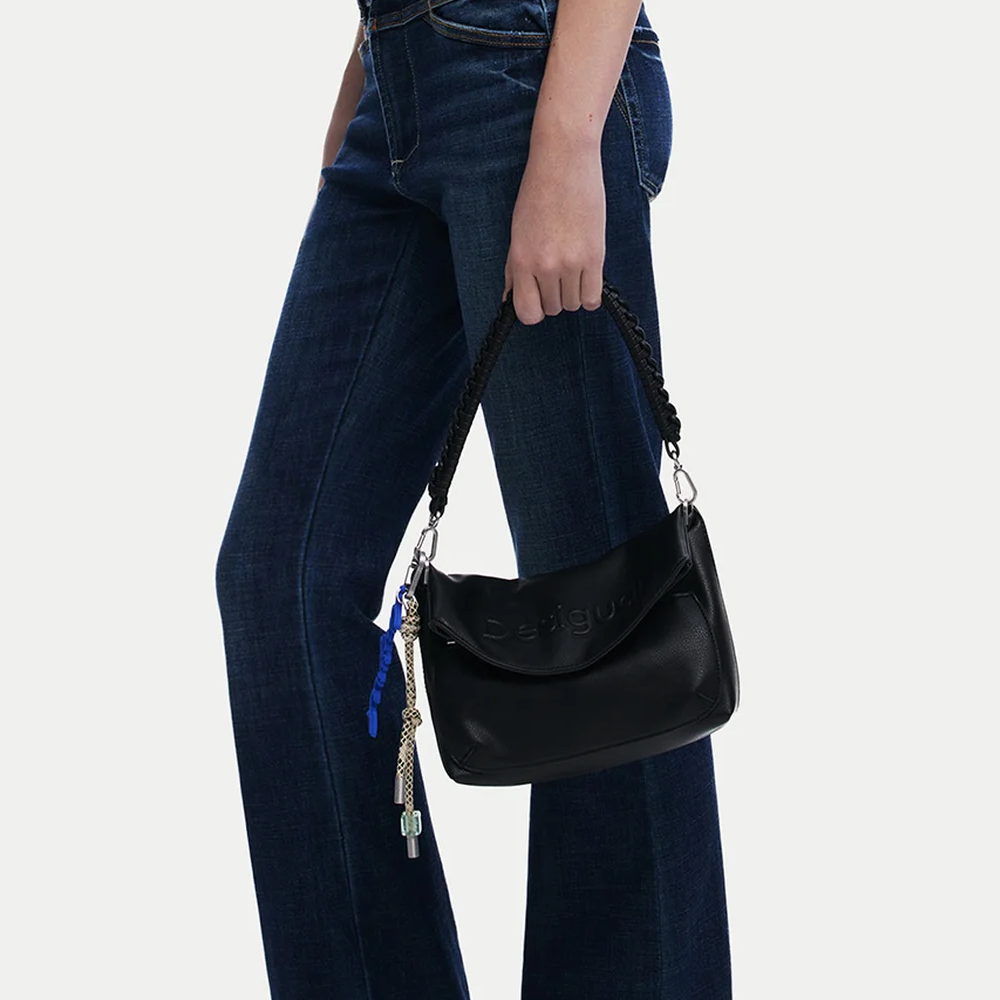 Poșetă crossbody femei DESIGUAL neagră 2180POSSXPALN - 1 | YEO