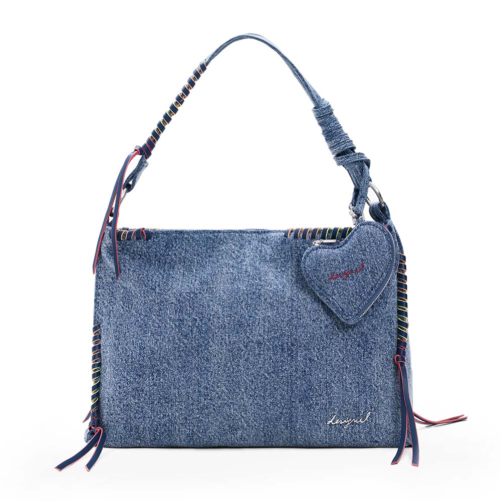 Poseta femei DESIGUAL bleumarin jeans  2181POSSSAXD31BL