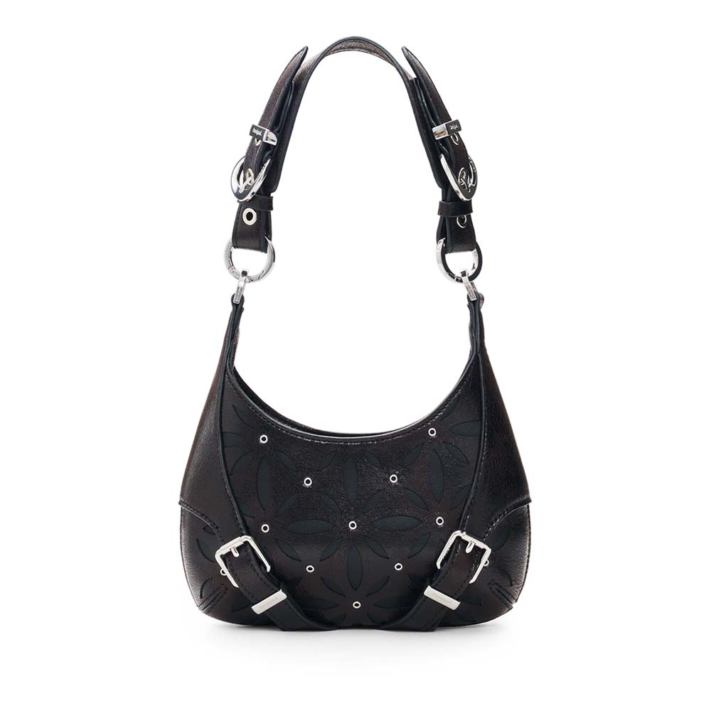 Desigual Poșetă hobo femei DESIGUAL neagră 2182POSSSAXP71N