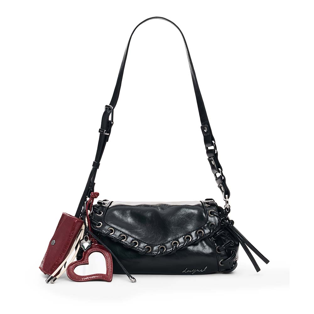 Poșetă satchel femei DESIGUAL neagră 2182POSSSAXP42N