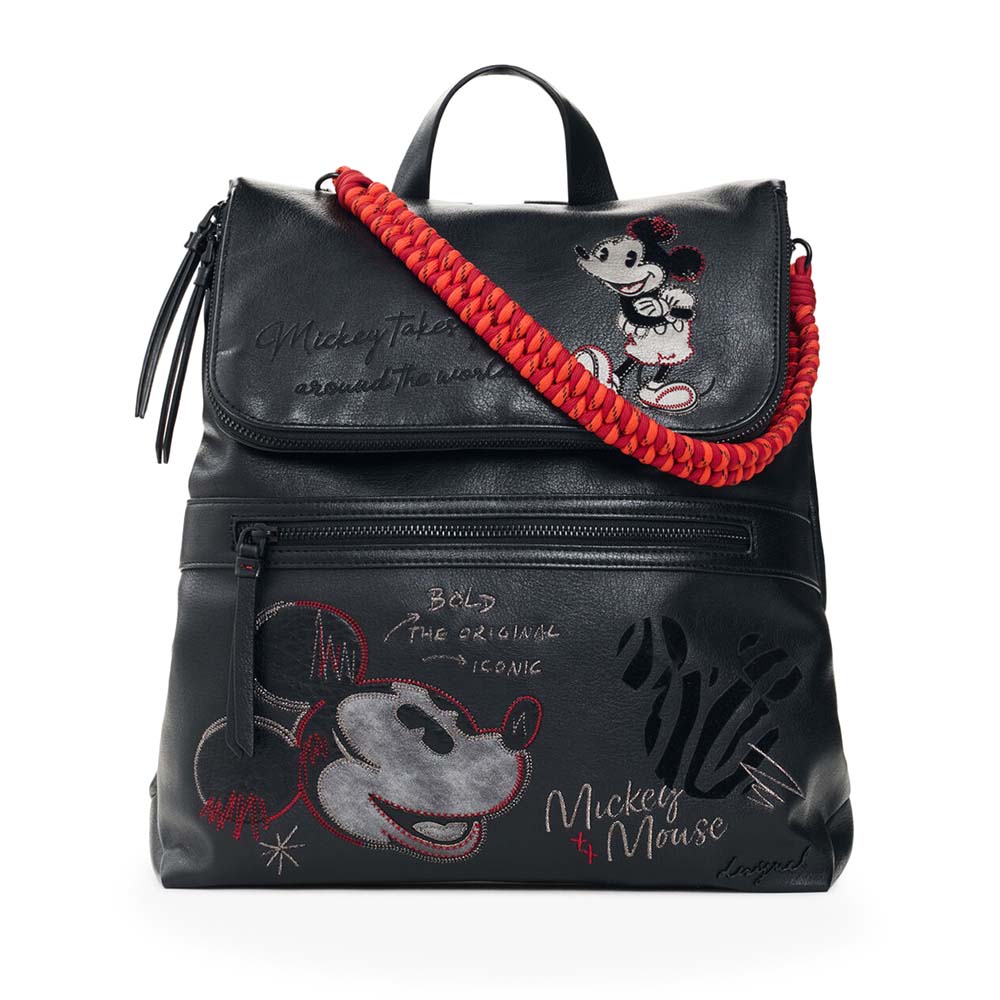 Rucsac femei DESIGUAL, licenta Disney negru 2182RUCSSAKP07N